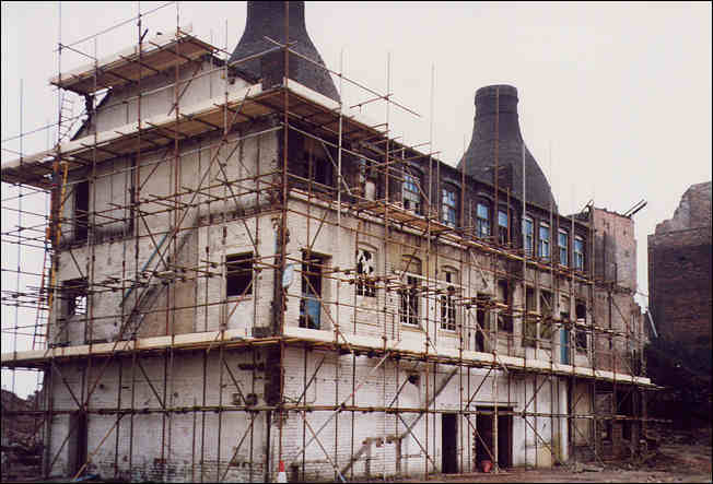 the works undergoing restoration in 1993 