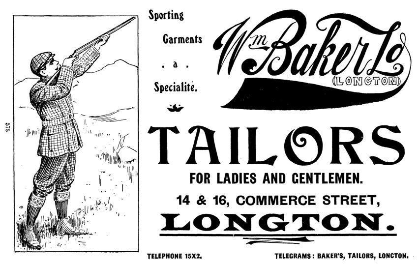 William Baker (Longton) Tailors, Commerce Street, Longton