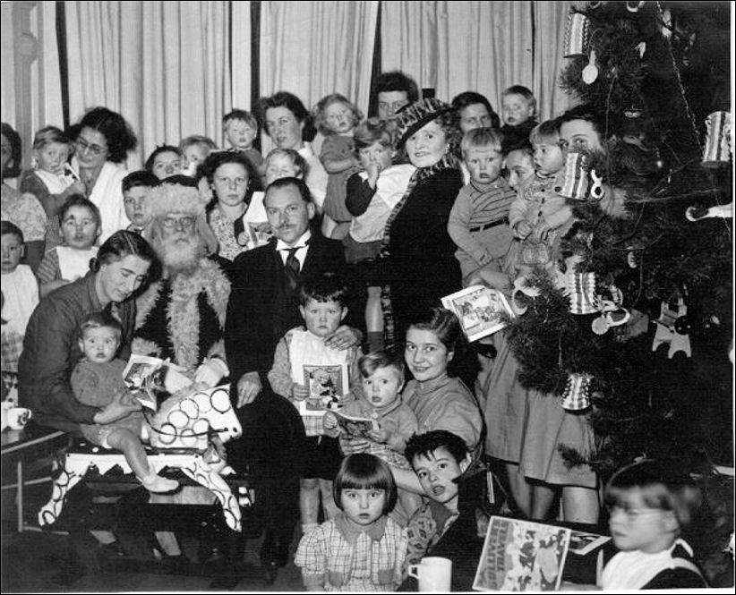 Alfred Pepper was Santa at Lewiss in Hanley for many years