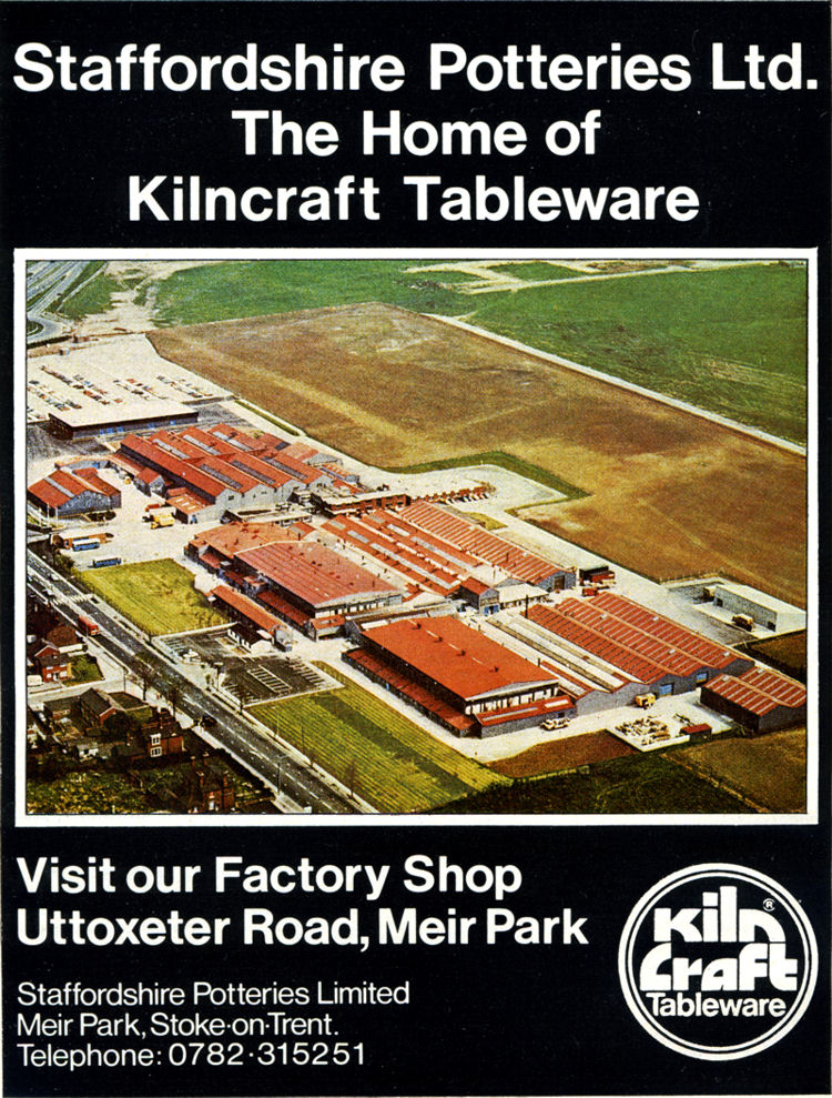 Staffordshire Potteries Limited - Kilncraft Tableware