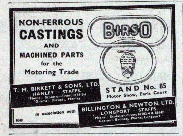 T M Birkett & Sons Ltd in association with Billington and  Newton Ltd 