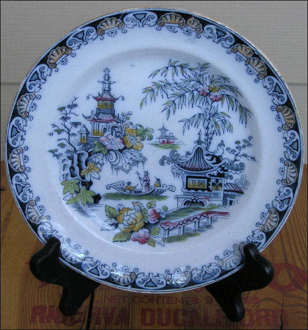 Whittingham, Ford & Co 7 inch plate  pattern name: Amoy