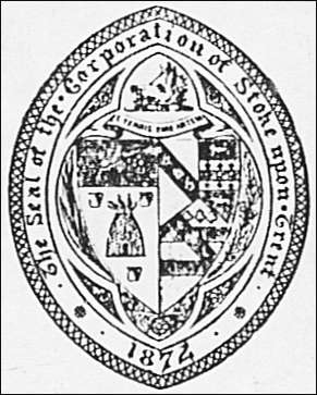 Seal of the Corporation of Stoke upon Trent - 1872