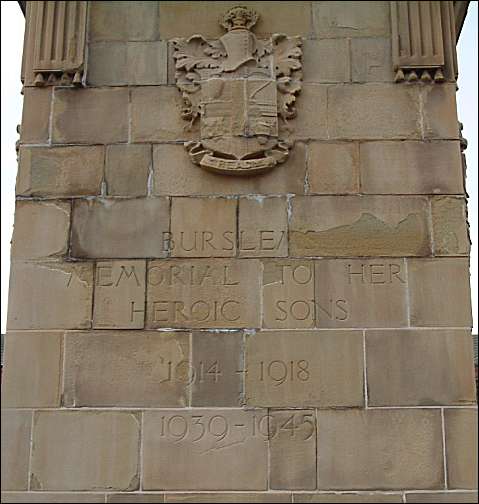 The Burslem coat of arms appears on the rear 