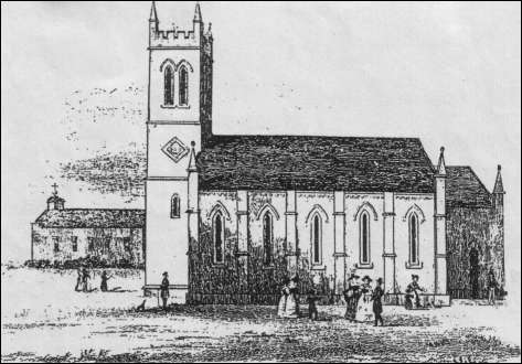 illustration of Christ church c. 1840