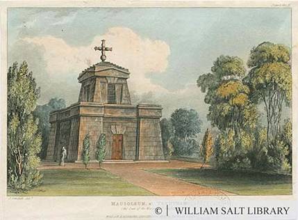 Mausoleum at Trentham, (the Seat of the Marquis of Stafford). 