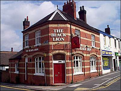The Black Lion at the junction of Robson Street