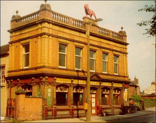 Red Lion as it stood in Stoke