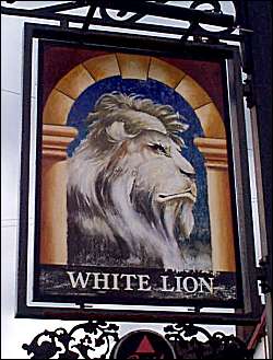 White Lion Sign