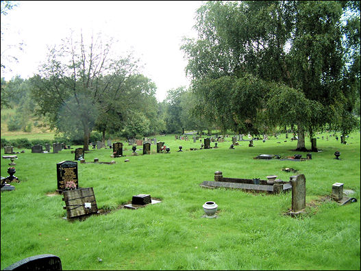 Graves in the 3rd class non-conformist area of the cemetery