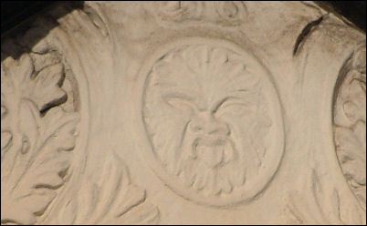 and in the pediments a "Green Man" face