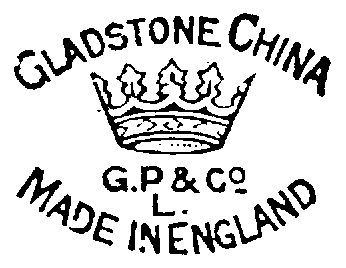 Gladstone China (Longton ) Ltd back-stamp