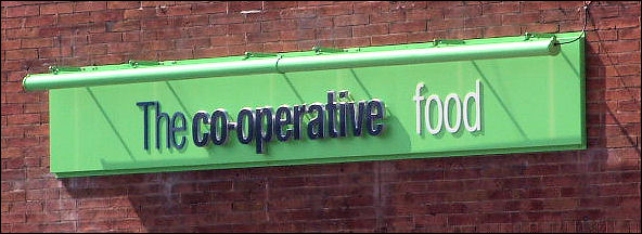 now the co-operative food shop