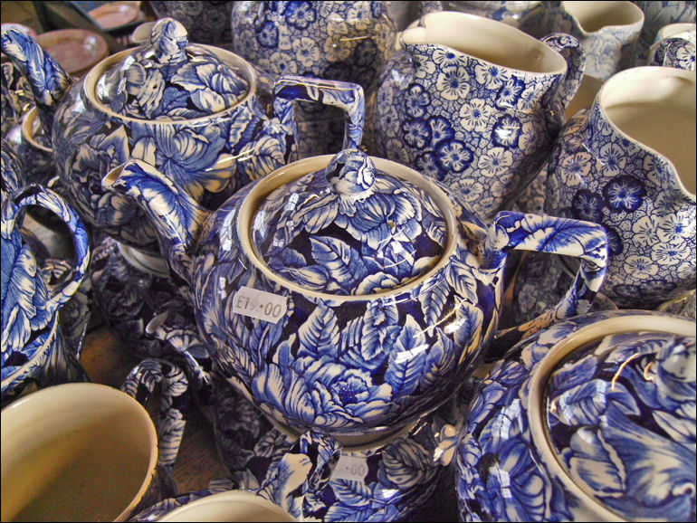 Burleigh Ware - teapots at Middleport Pottery