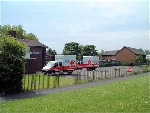 NHS blood transfusion Service - off Etruria Road