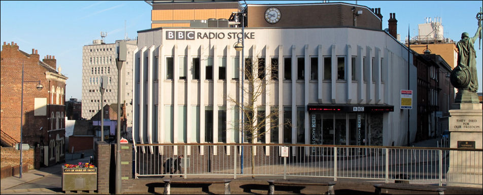 BBC Radio Stoke on the junction of Cheapside, Pall Mall and Albion Square