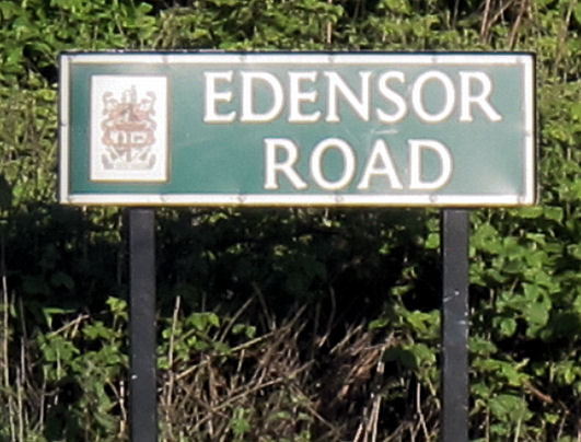Edensor Road was split in two by the extension of the A50 through Longton which was opened in 1997
