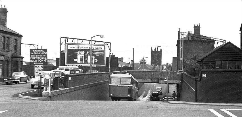 the view along Glebe Street in 1968 
