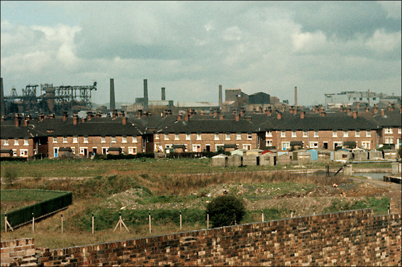 In the background, top left, is Shelton Bar Iron & Steel Works - the Trent & Mersey Canal can just be seen on the photo 