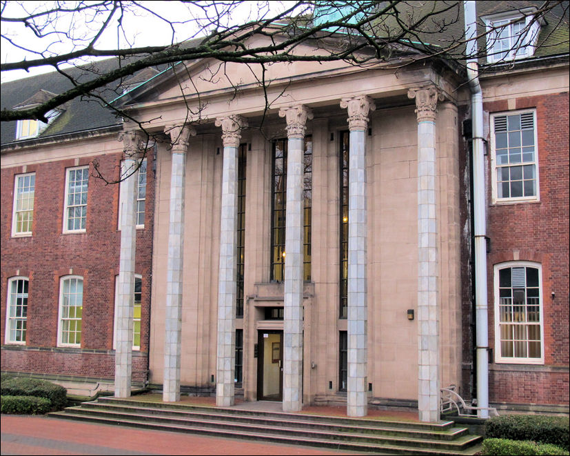 The main building of the British Ceramic Research Association in Queens Road, Penkhull