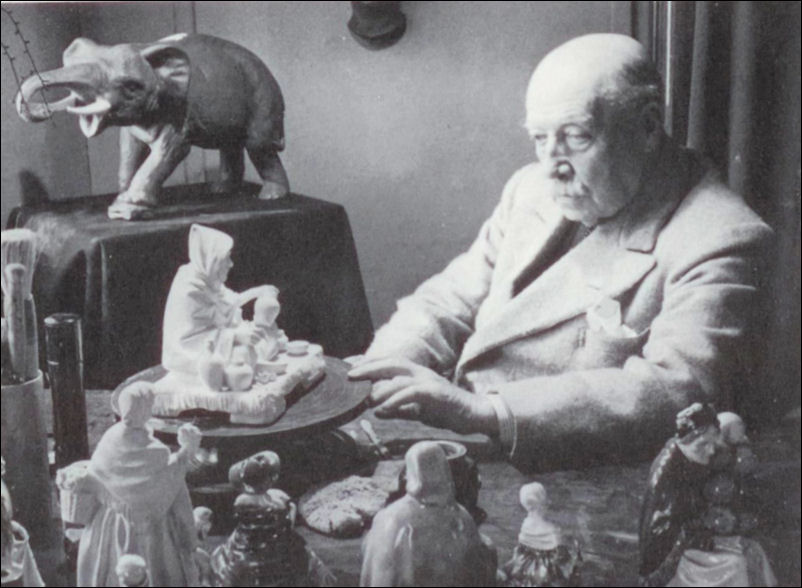 Charles Noke in his studio - c.1930