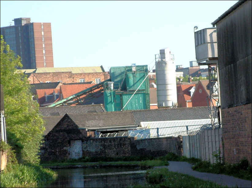 the works alongside the Coldon Canal - in May 2008 