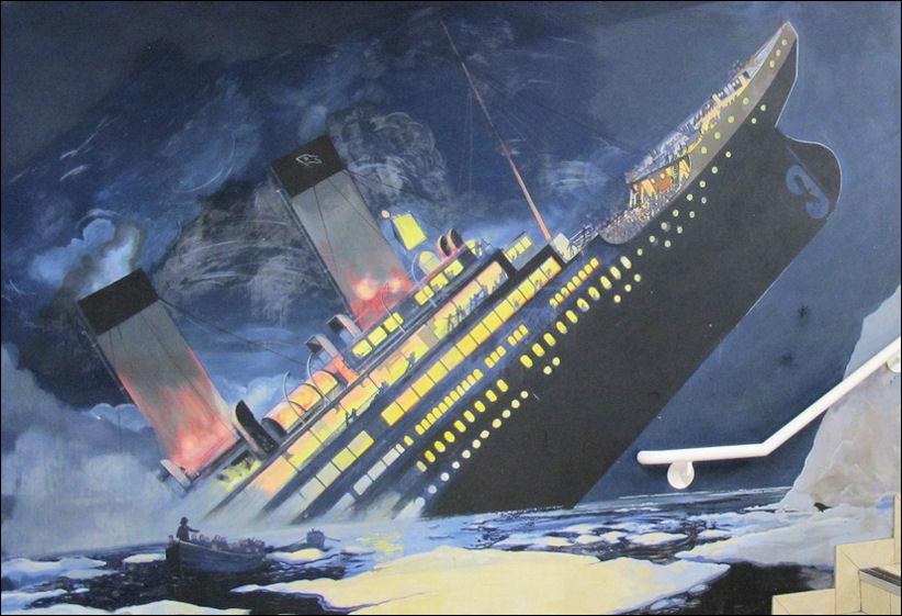 The Titanic sank on 15th April 1912 