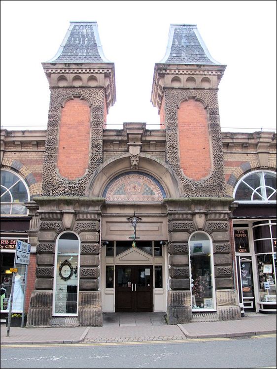 French Renaissance style entrance to Longton Market