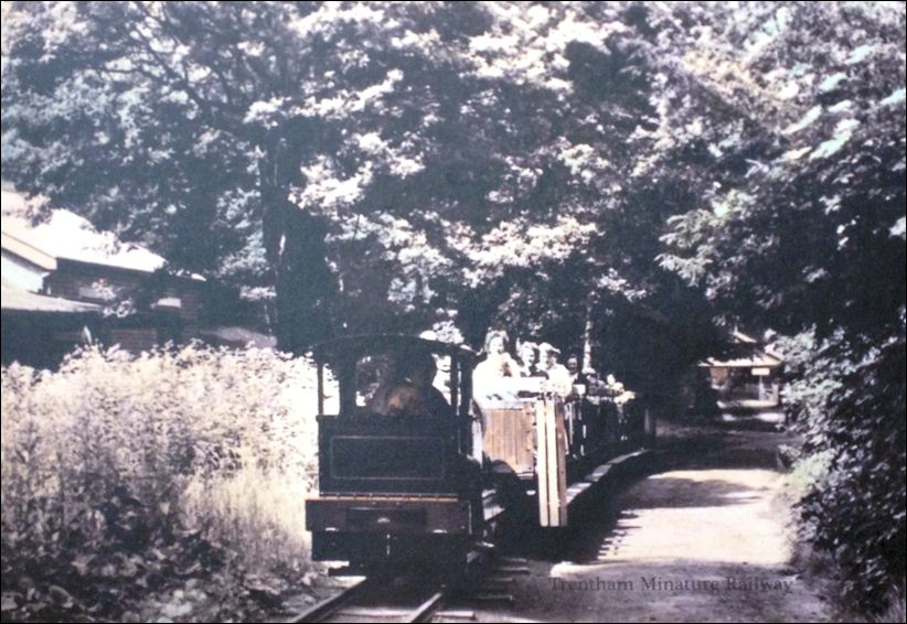Postcard of Trentham Miniature Railway 