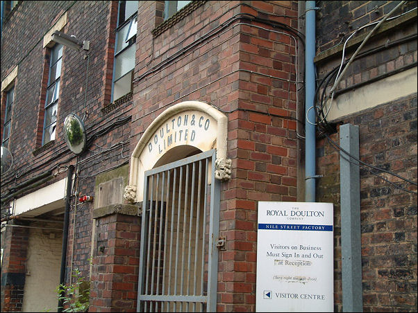 entrance to the original Doulton & Co. Ltd china works