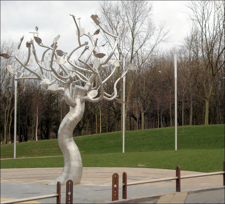  "Tree Stories" at the Central Forest Park, Stoke-on-Trent