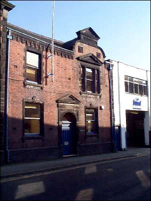 Frontage of the Johnson's Trent sanitary ware works on Eastwood Road
