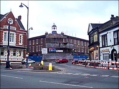 Fountain Place showing the conversion of the old Wood's Fountain Place Works into flats.