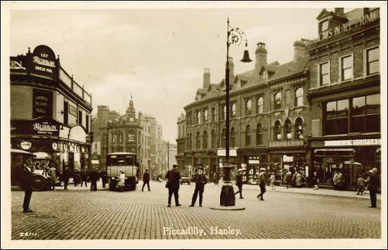 Postcards of Hanley - Piccadilly, Hanley