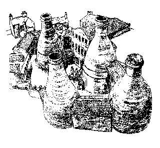 Drawing of Gladstone Pottery Museum