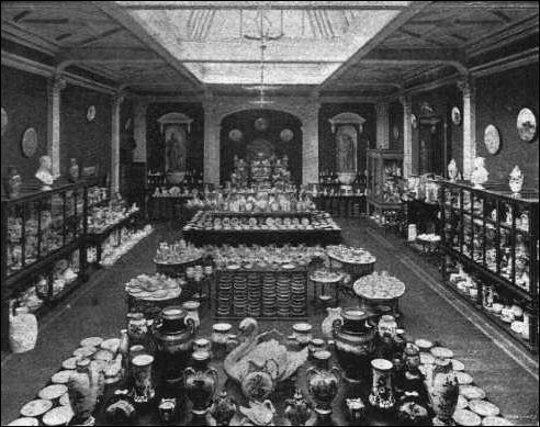 a showroom at the Cauldon Works 