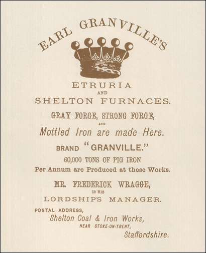 Earl Granville advertisement 