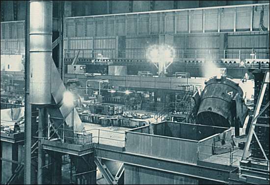 Kaldo steelmaking plant
