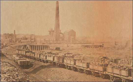 The first three blast furnaces to be built on the Shelton site.