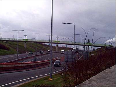 View of the A50 slip road from Tweed Street