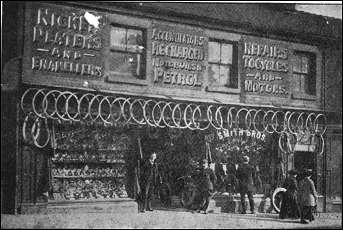 Smith Bros. Cycle Shop, Piccadily, Hanley c.1900