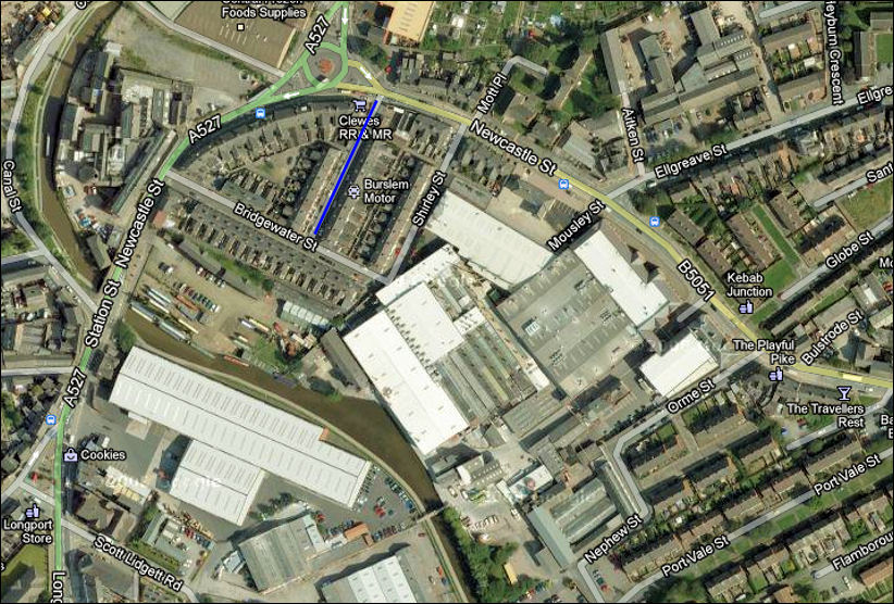 Trubshawe Street - Google maps