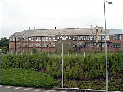 Rear of Portmerion factory which fronts Normacot Road