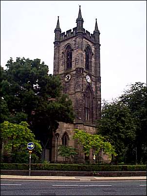 View of St. Peters as it fronts Glebe Street