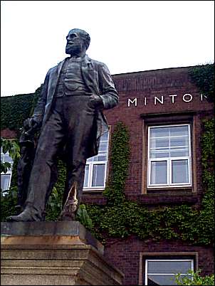 Statue of Colin Minton Campbell outside the Minton offices