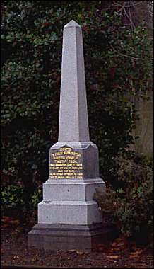 Trow memorial obelisk  