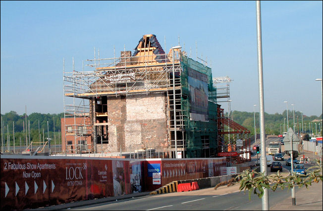 May 2008 - the works during restoration 