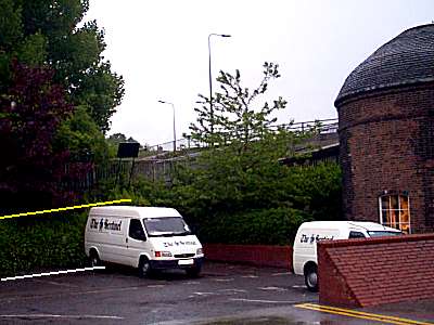 The 'round house' in 2000 (which is all that is left of Wedgwood's factory)