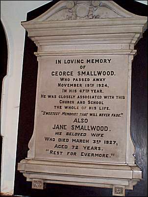 in memory of George Smallwood