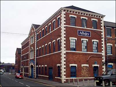 Aynsley's Portland Works in Sutherland Road, Longton